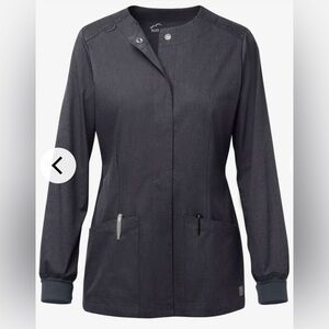 Easy Stretch extra butter scrub set Each set has a jacket gray, green, and blue